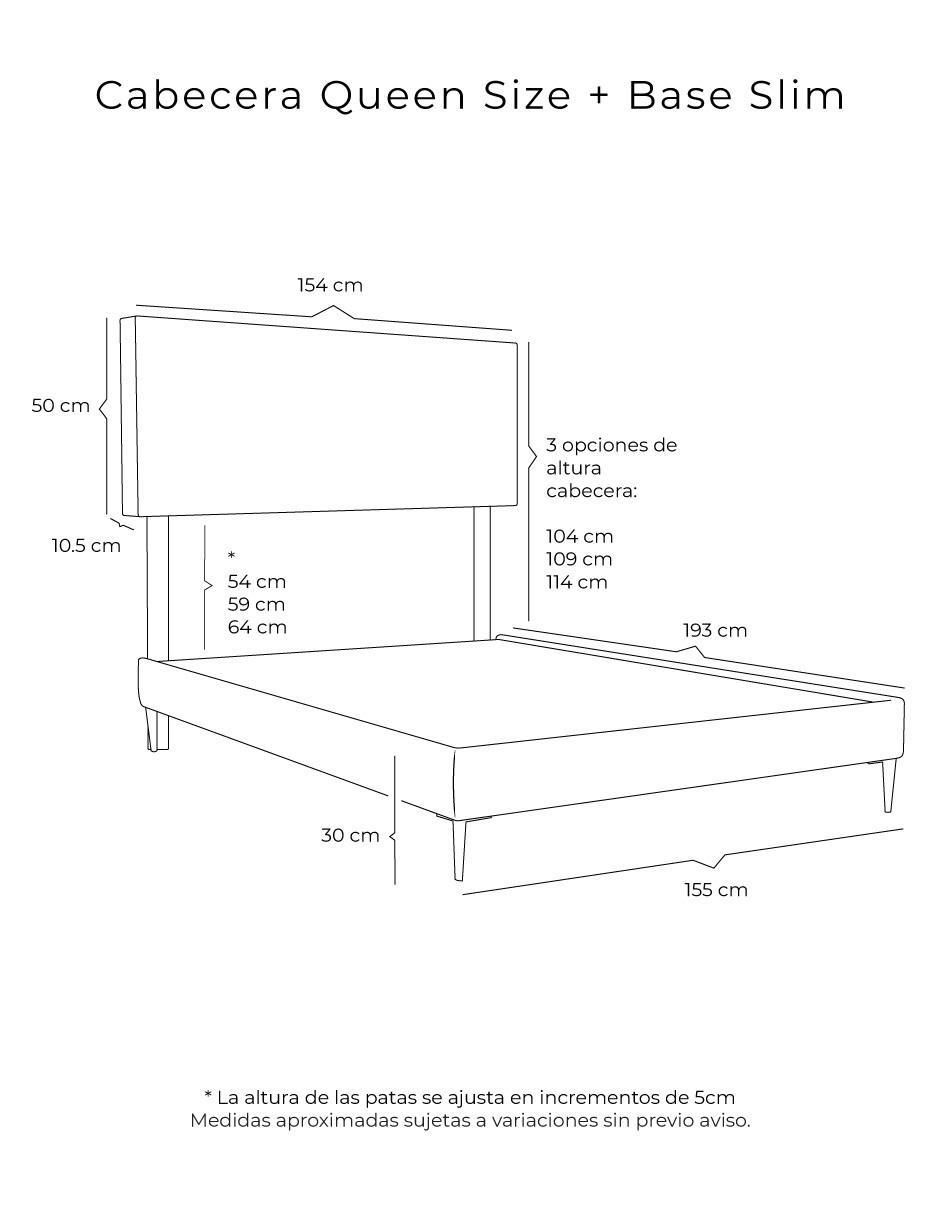 Cama Catania Slim de madera pino 4
