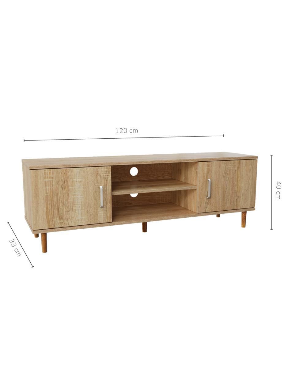 Mueble de TV armable Minimalista de MDF 8