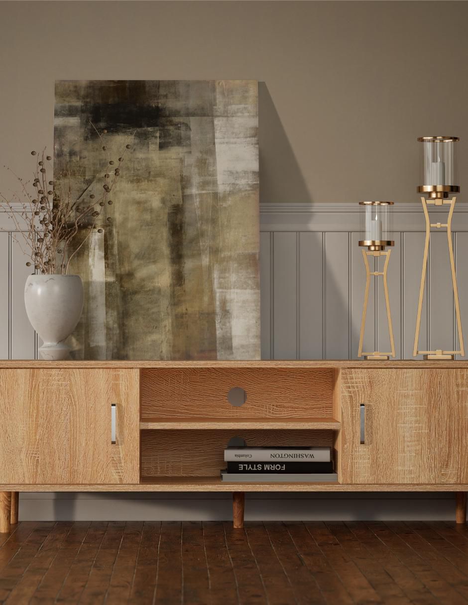 Mueble de TV armable Minimalista de MDF 6