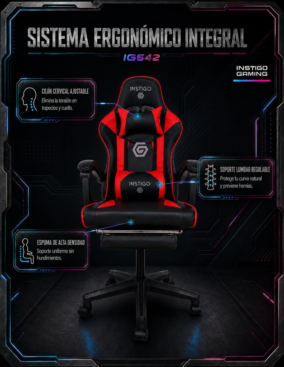 Silla gamer Delux Instigo