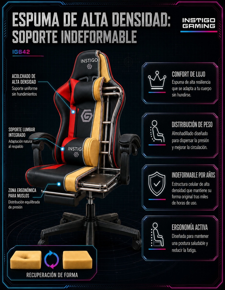 Silla gamer Delux Instigo