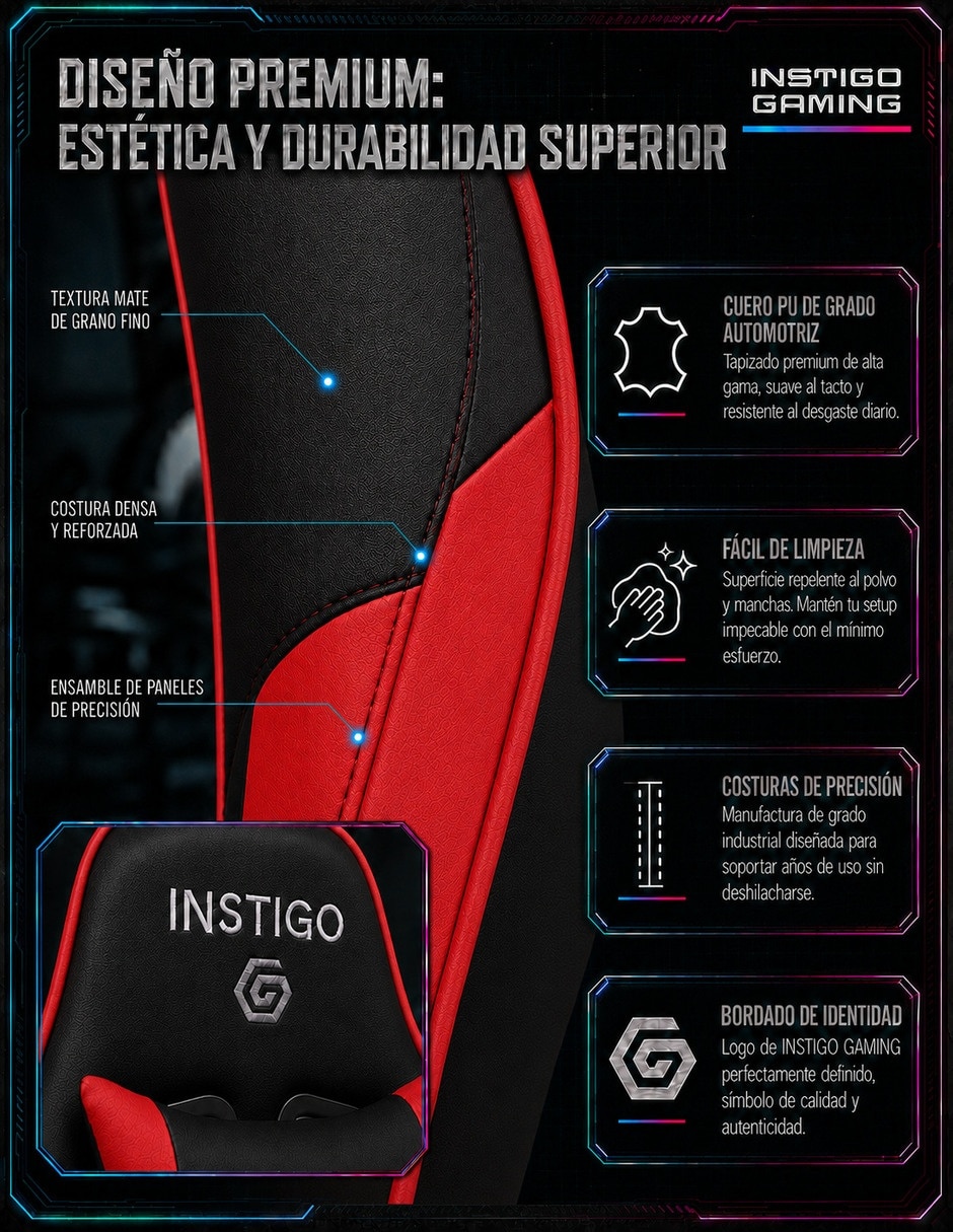 Silla gamer Delux Instigo