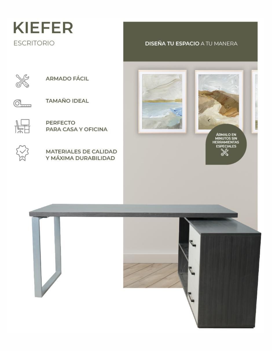 Escritorio Drucken de melamina
