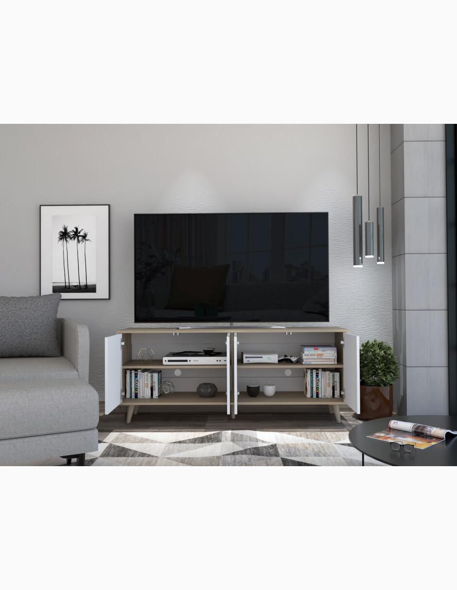 Mueble de TV armable Bora de melamina 6