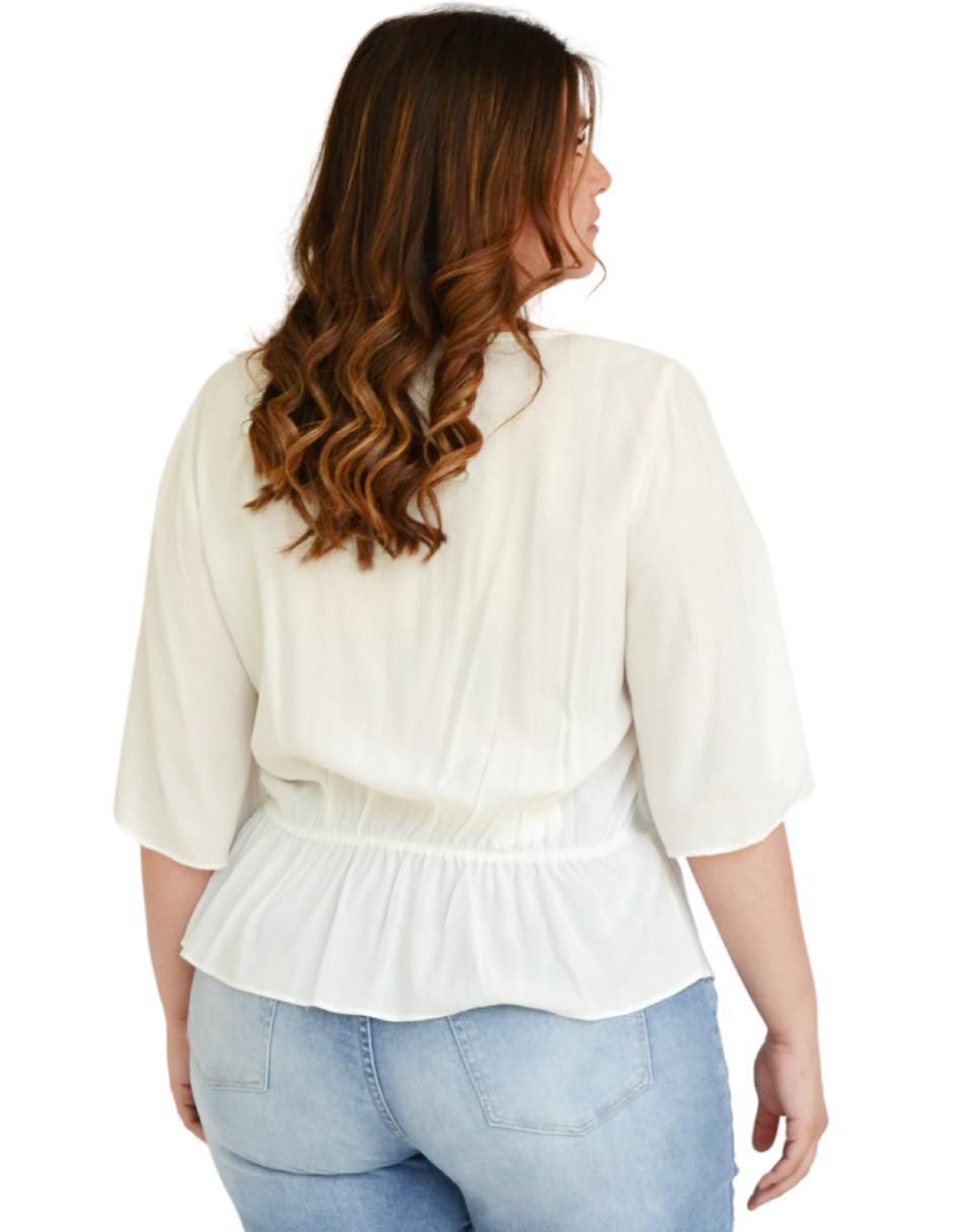 Blusa túnica manga 3/4 para mujer 8