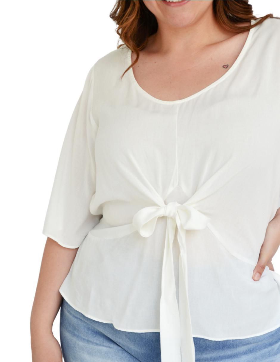 Blusa túnica manga 3/4 para mujer 9