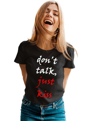 Playera manga corta cuello redondo para mujer Playera manga corta cuello redondo para mujer