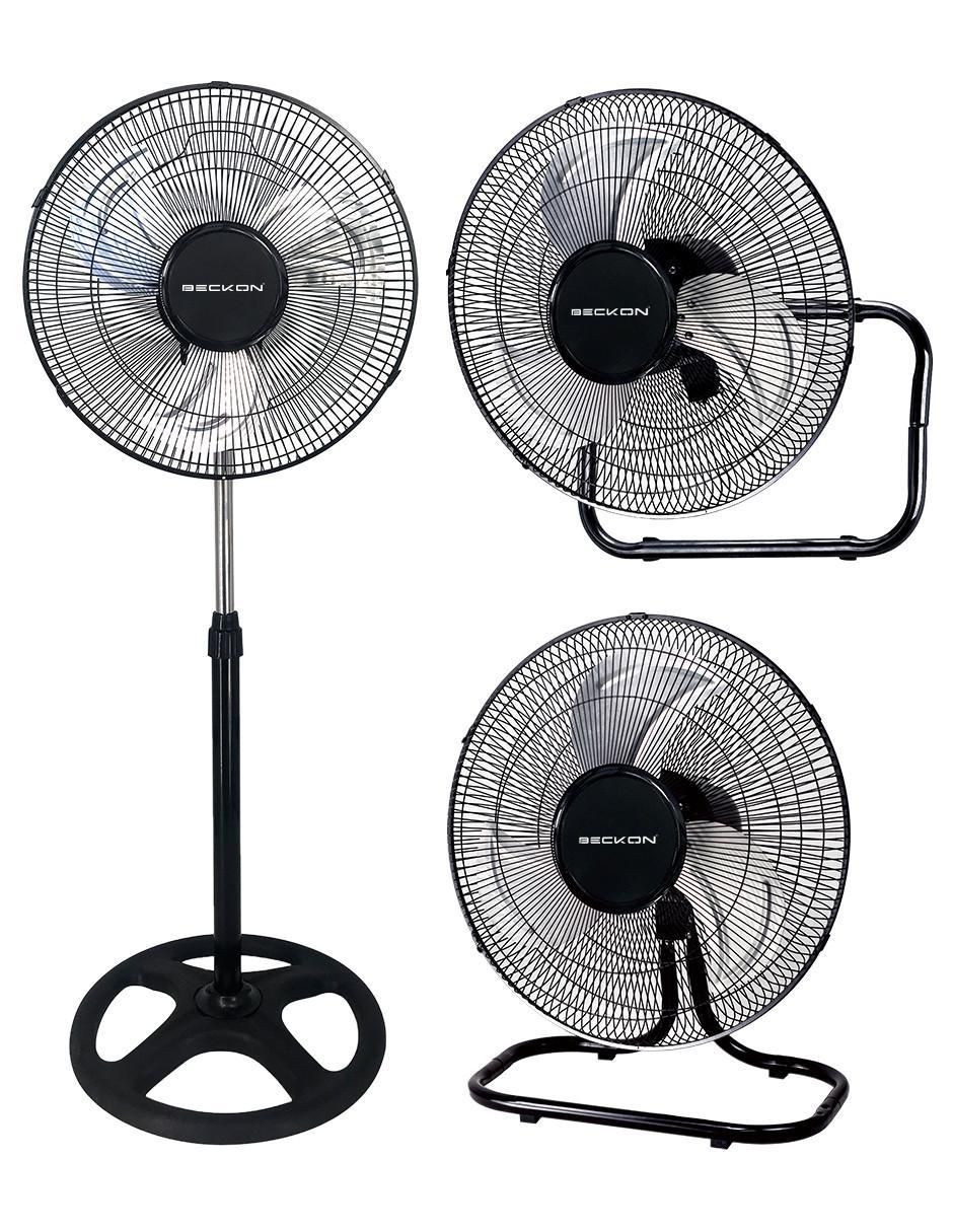 VENTILADOR DE PEDESTAL BV-12.24, NEGRO 1