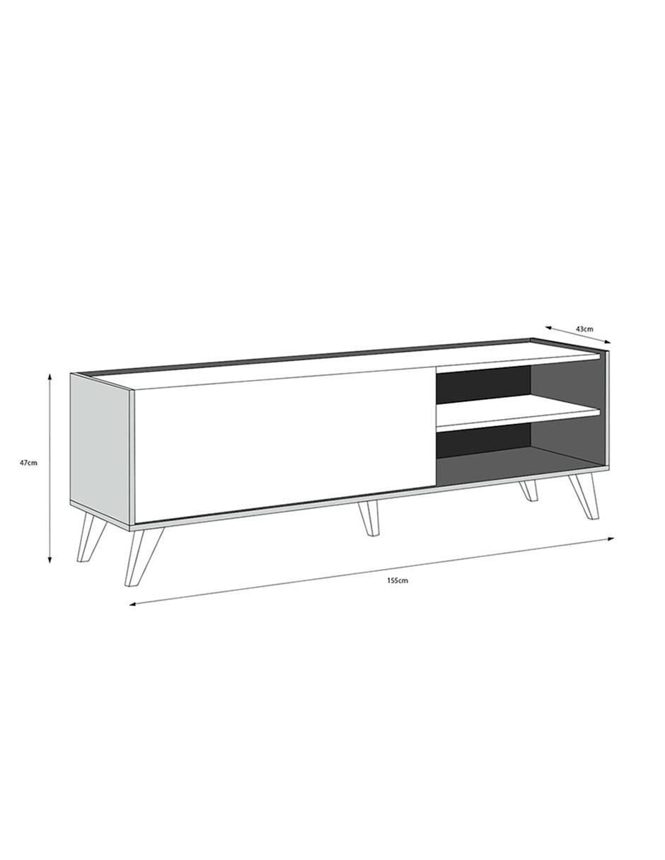 Mueble de tv Ness de MDF 5