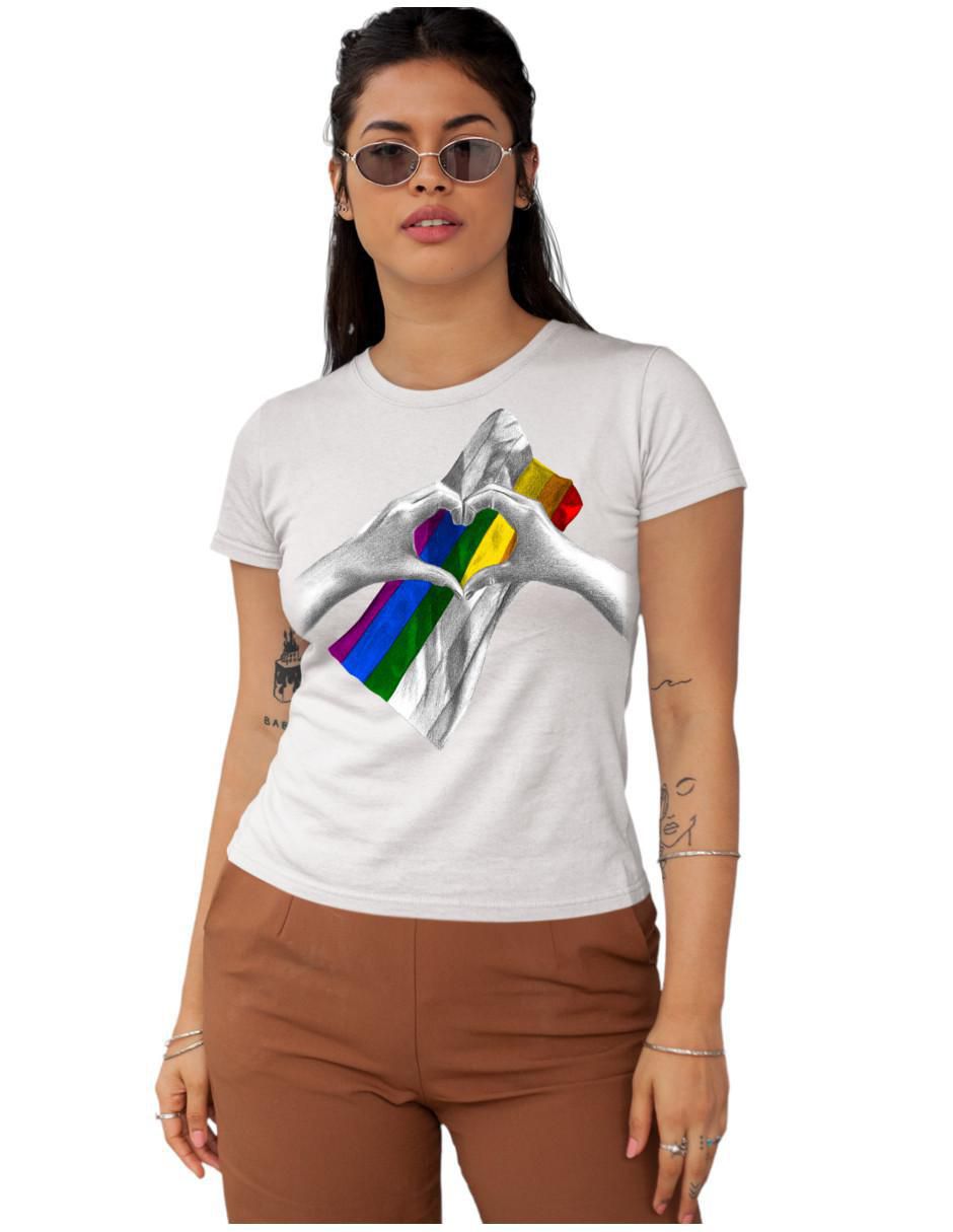 Playera manga corta cuello redondo para mujer Playera manga corta cuello redondo para mujer