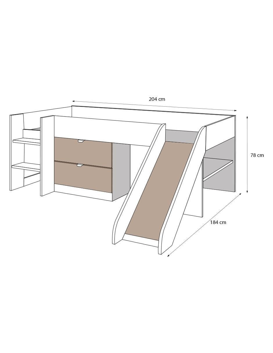 Litera Tobo Sochic de MDF Individual