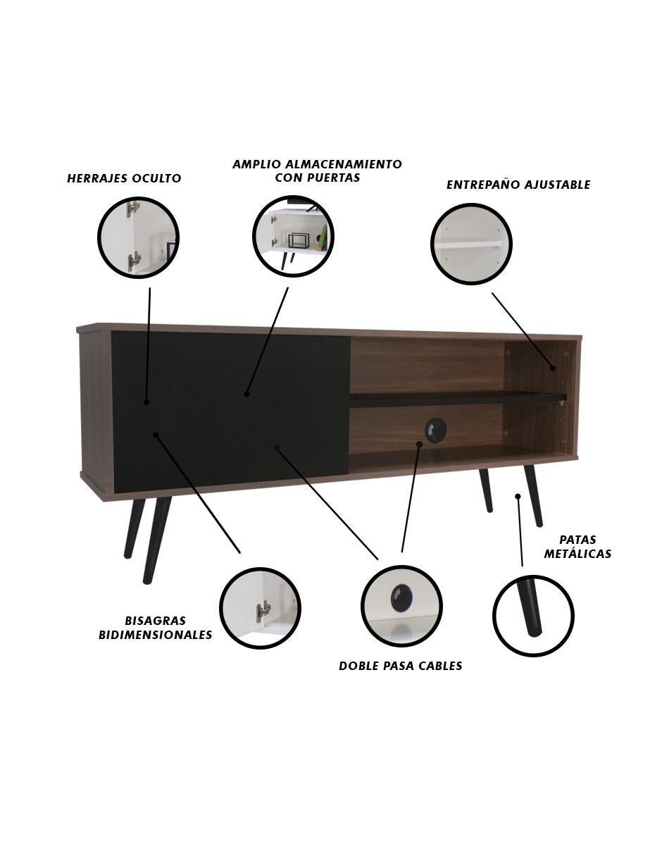 Mueble de TV armable Salvatore de MDF 7