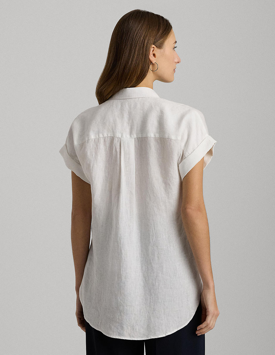 Blusa manga corta para mujer