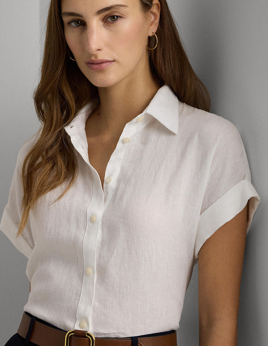Blusa manga corta para mujer