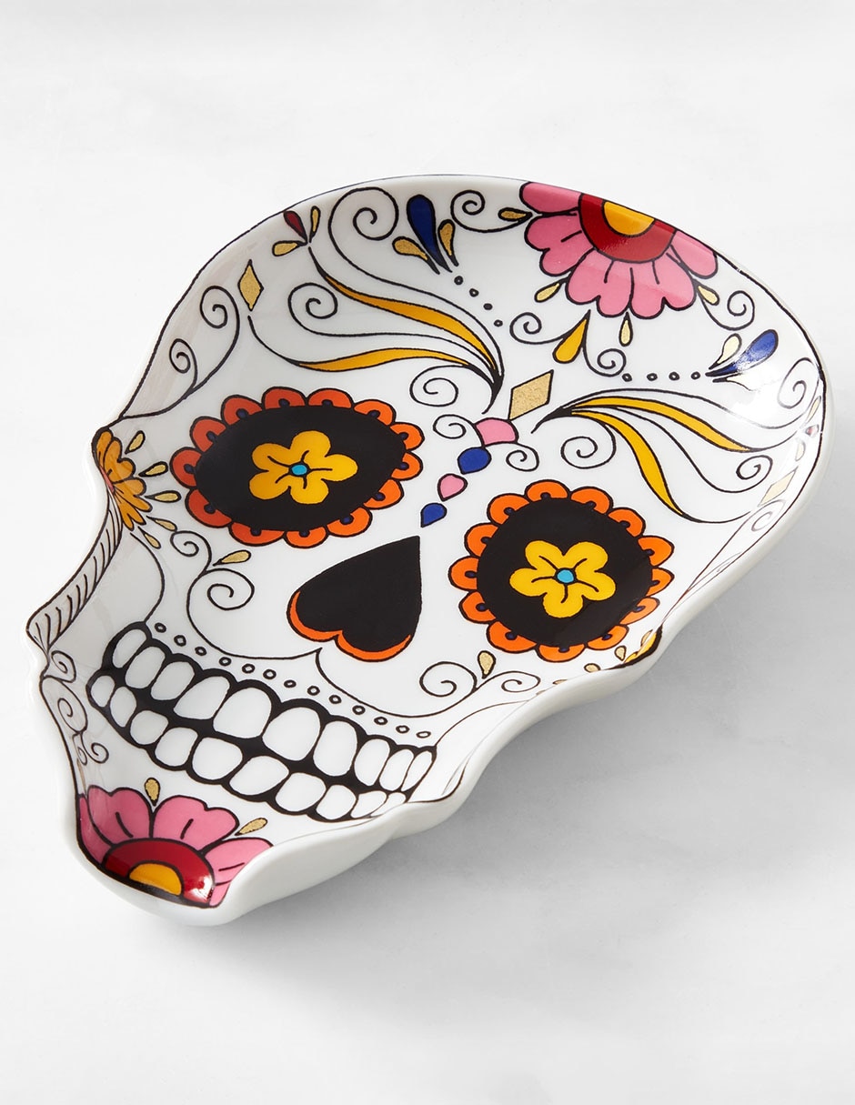 Porta cuchara Día de Muertos Porta cuchara Día de Muertos