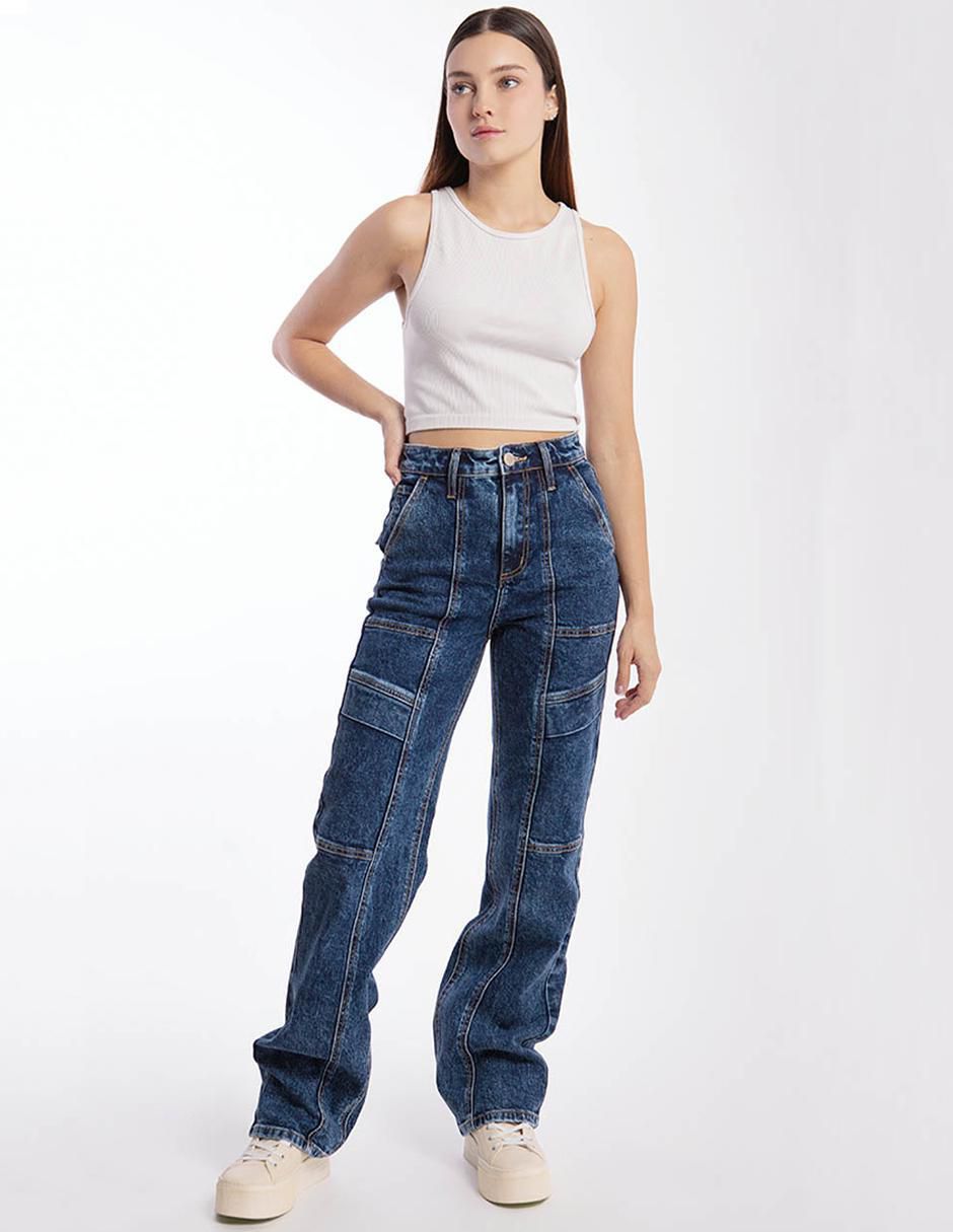 Jeans relajado j-bal-6519-dark para mujer