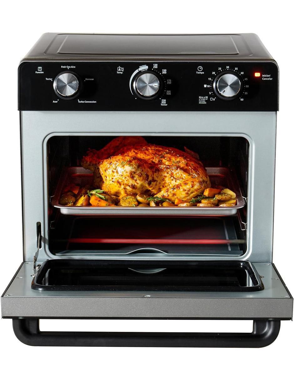HORNO ELÉCTRICO FREIDORA , NEGRO