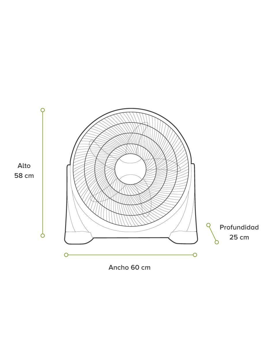 Ventilador de piso 3 velocidades 4