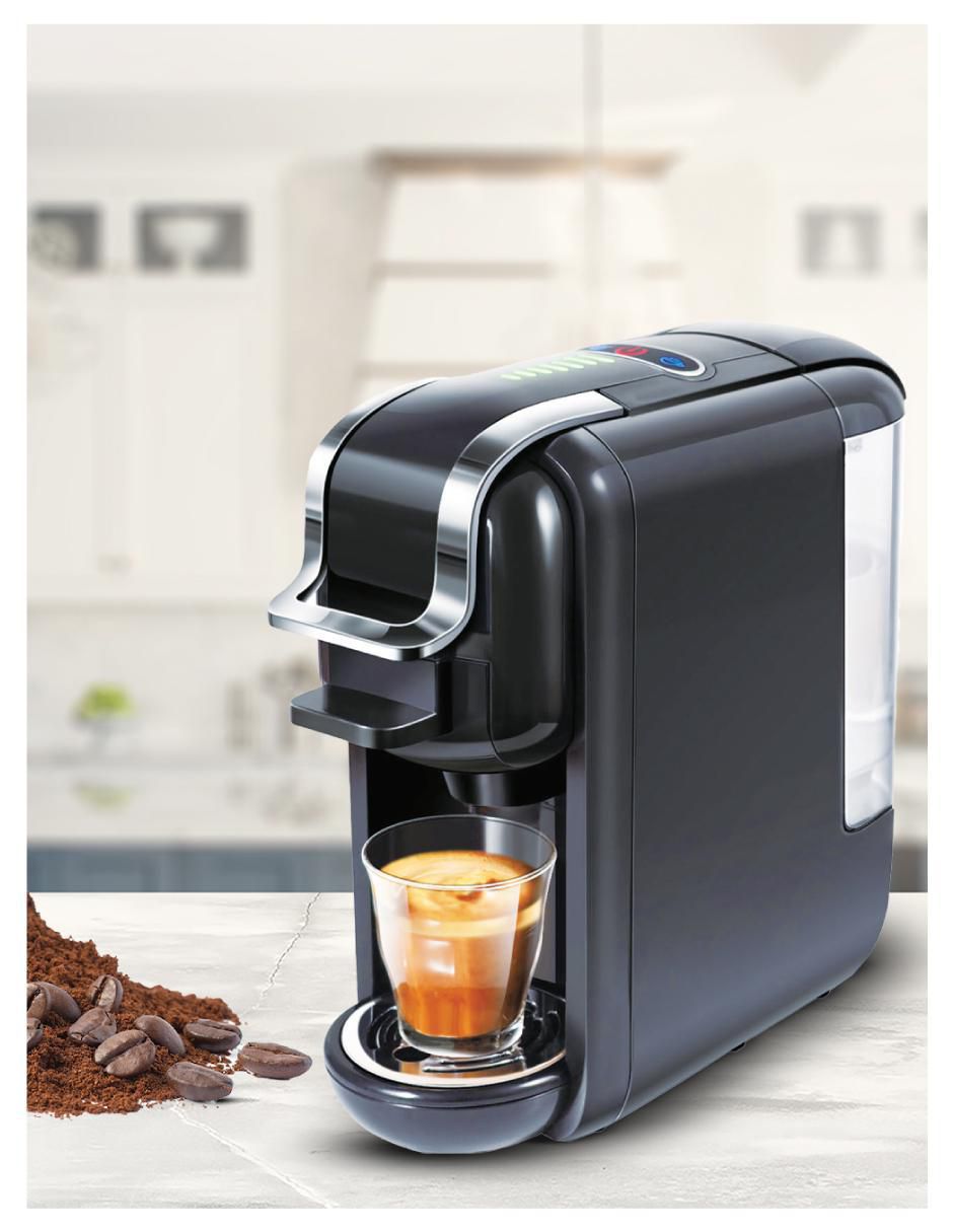 CAFETERA CAPSULAS CAF02B , NEGRO 3