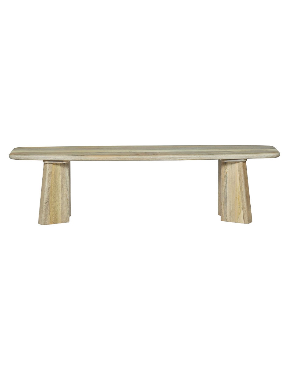 Banca Carlos Art Asia de madera mango