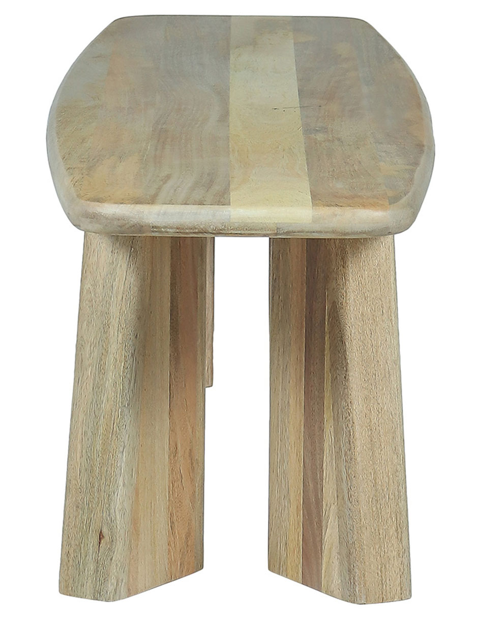 Banca Carlos Art Asia de madera mango