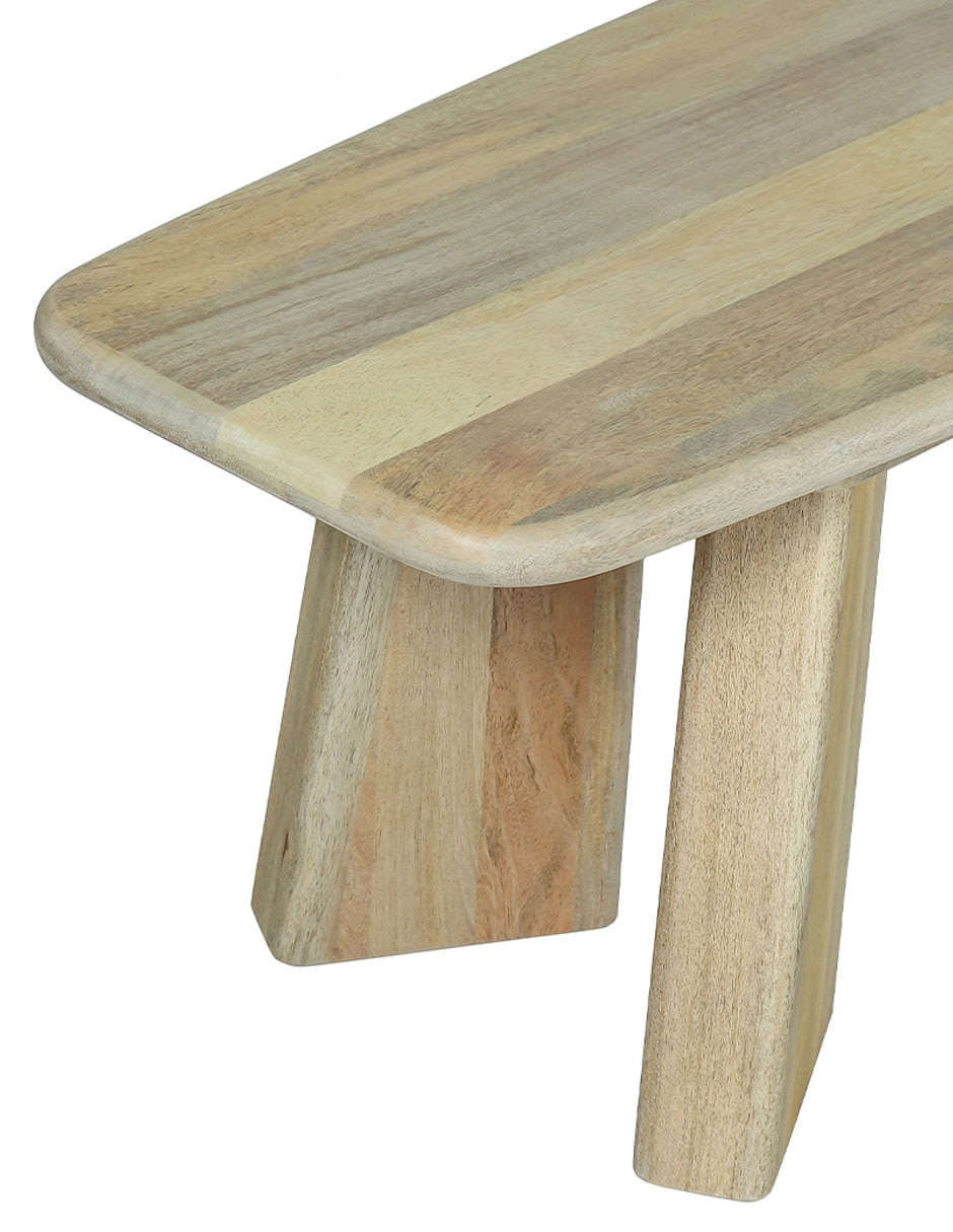Banca Carlos Art Asia de madera mango