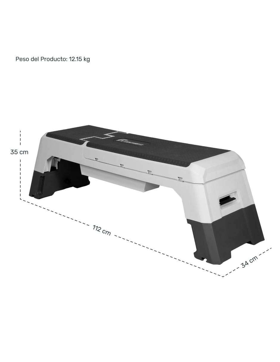 Step fitness para entrenamiento Centurfit Mkz-Stepmultineg
