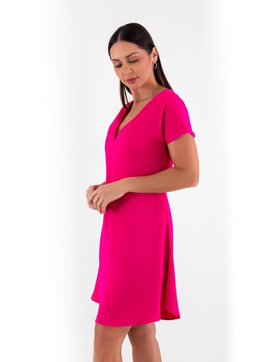 Vestido arriba rodilla casual para mujer 3