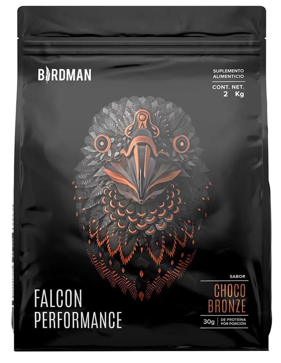 Falcon Performance con proteína de arroz, proteína de chícharo y probióticos sabor chocolate de 2 kg Falcon Performance con proteína de arroz, proteína de chícharo y probióticos sabor chocolate de 2 kg