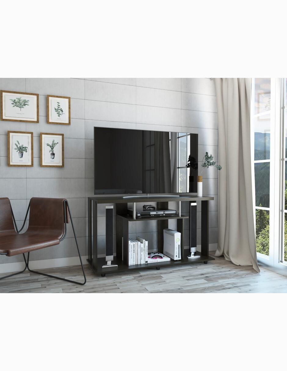 Mueble de TV armable Lannes de melamina