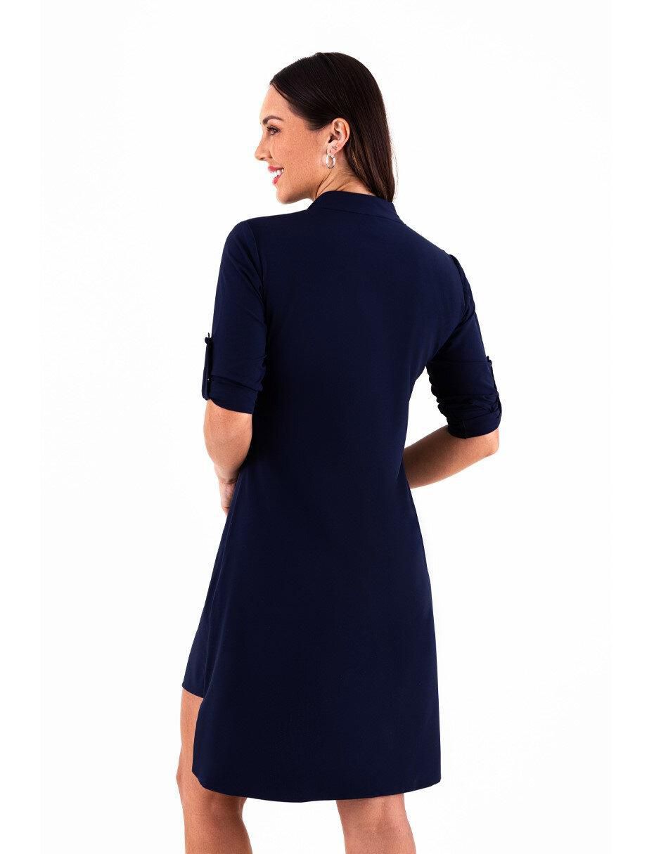 Vestido arriba rodilla casual para mujer 3