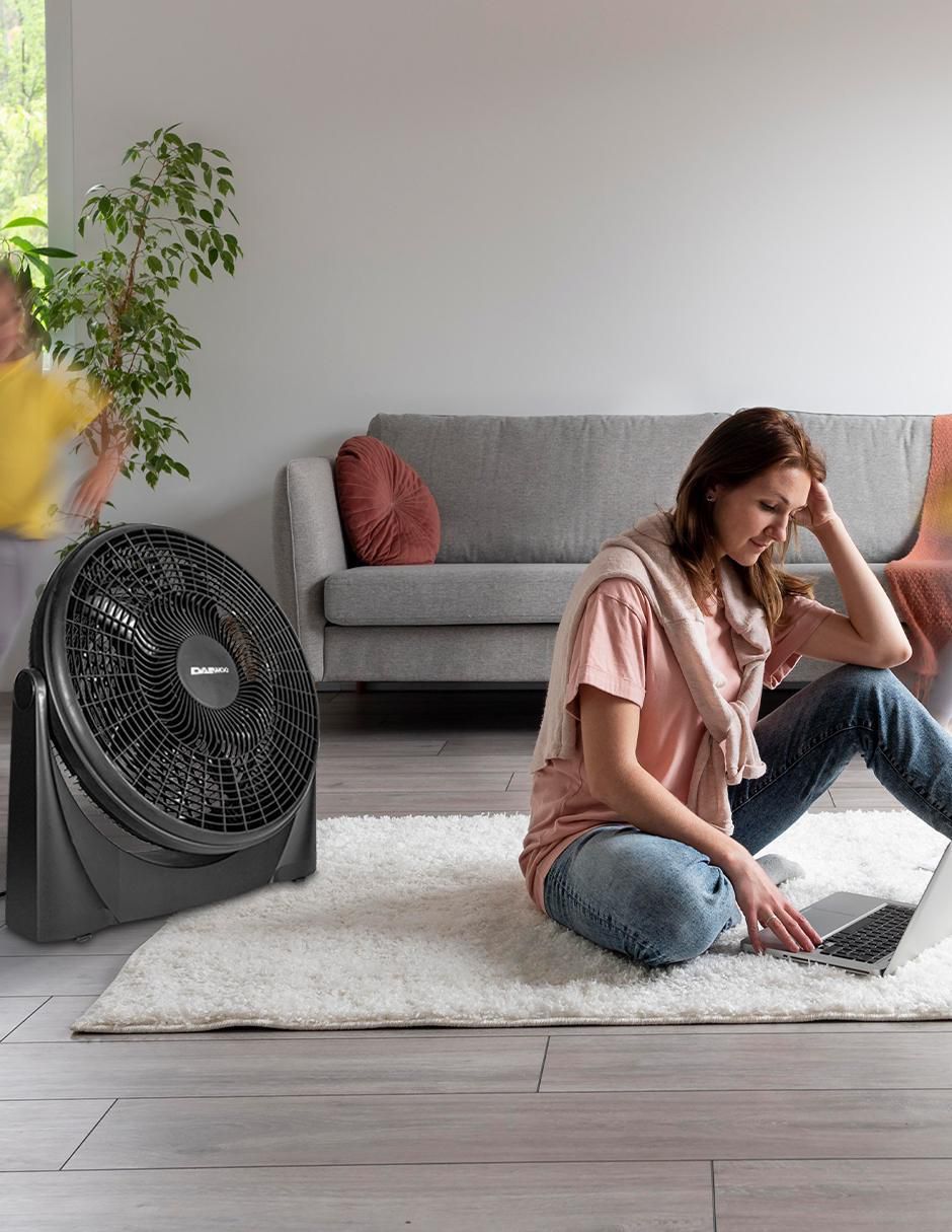 VENTILADOR DE PISO DAC-5017N DA, NEGRO 6