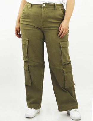 Jeans relajado j-bal-6513-verde para mujer