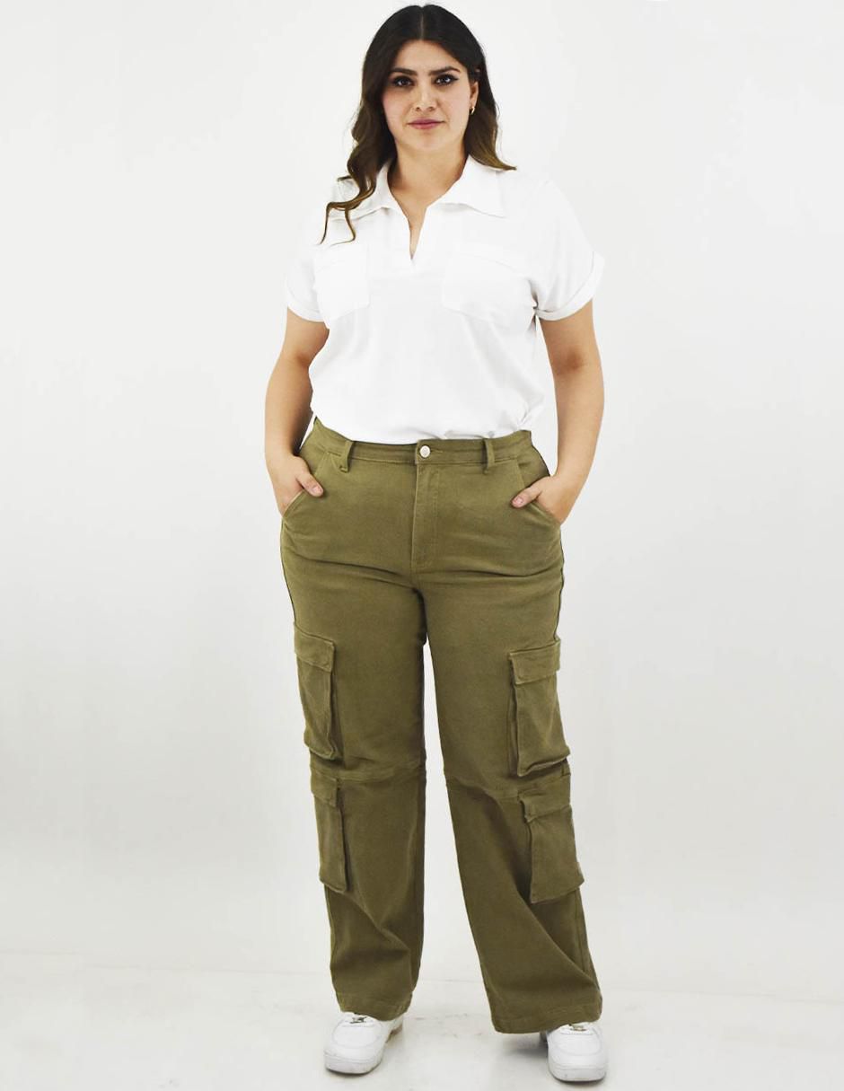 Jeans relajado j-bal-6513-verde para mujer 5