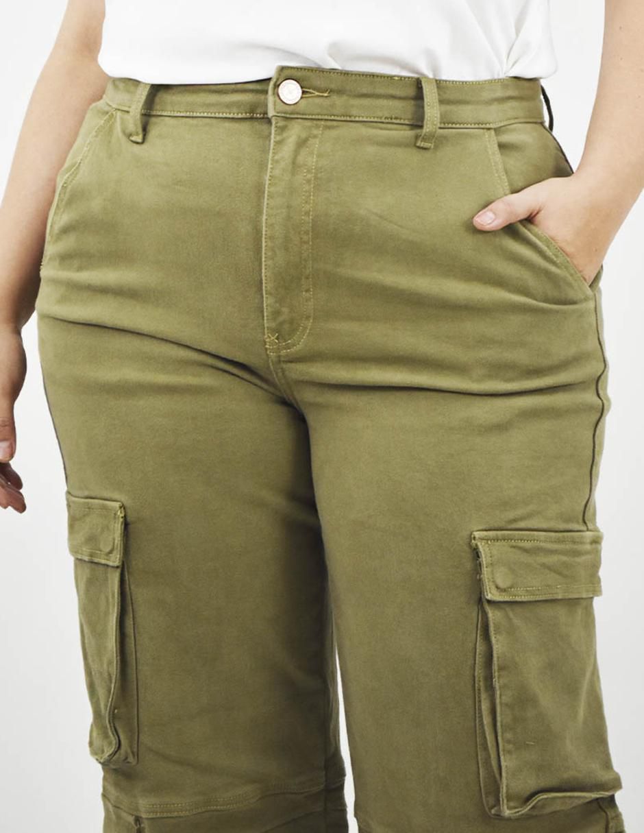 Jeans relajado j-bal-6513-verde para mujer