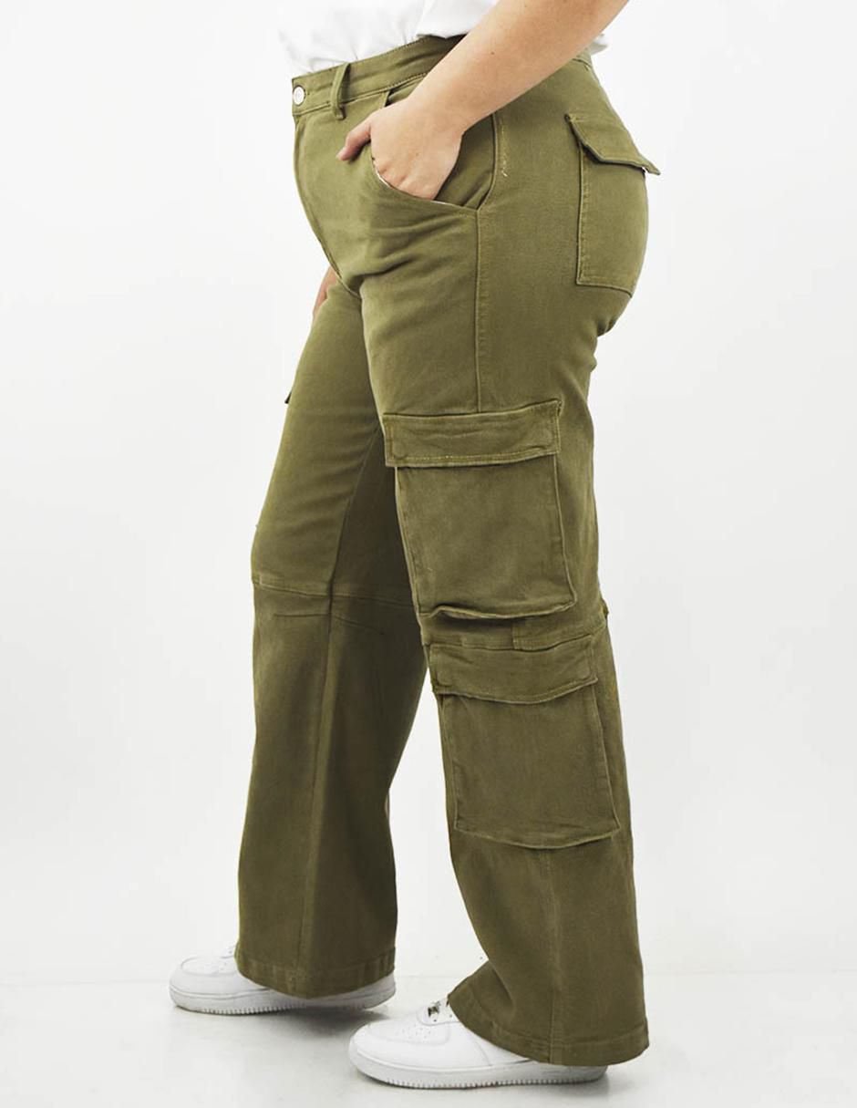 Jeans relajado j-bal-6513-verde para mujer