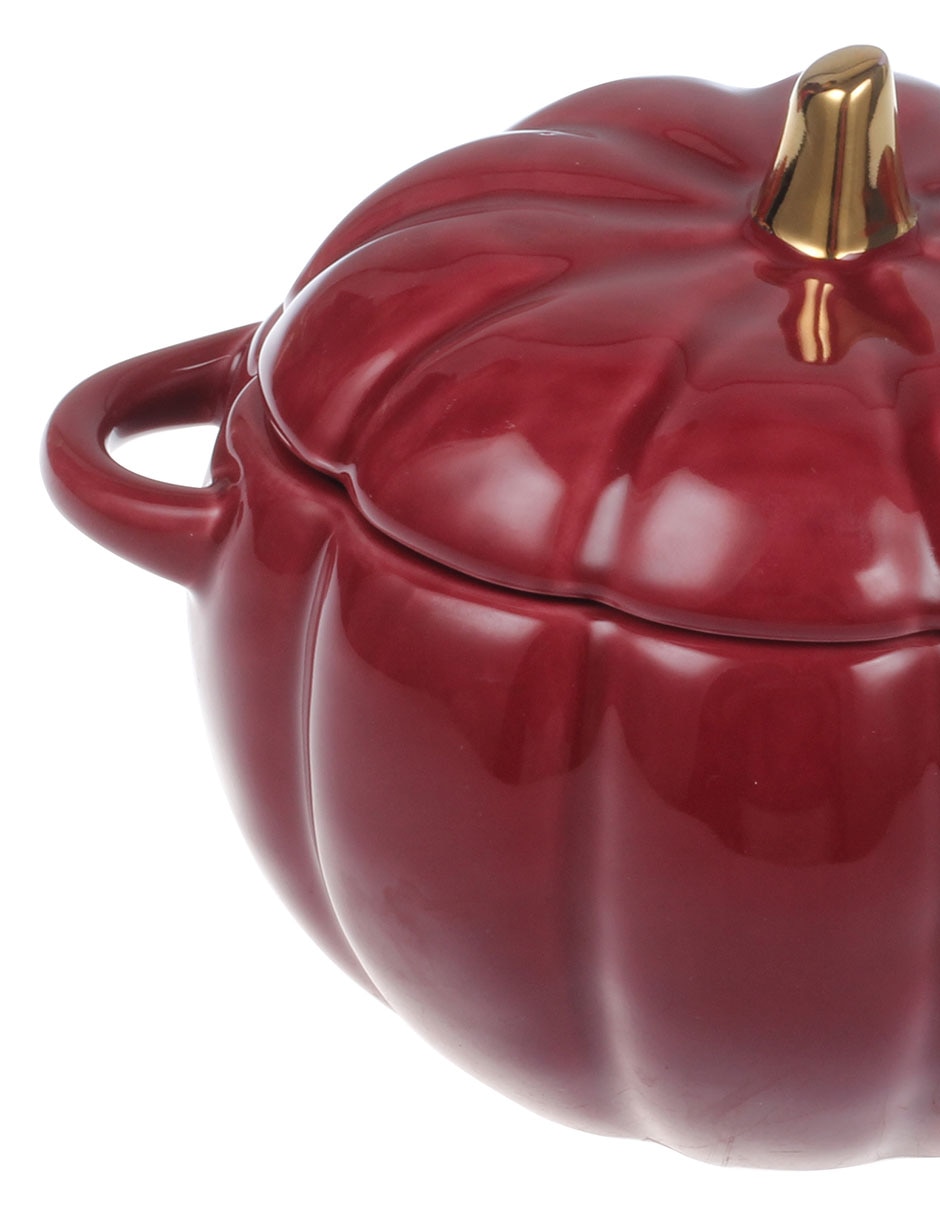 Contenedor Burgundy de porcelana 2 piezas 2