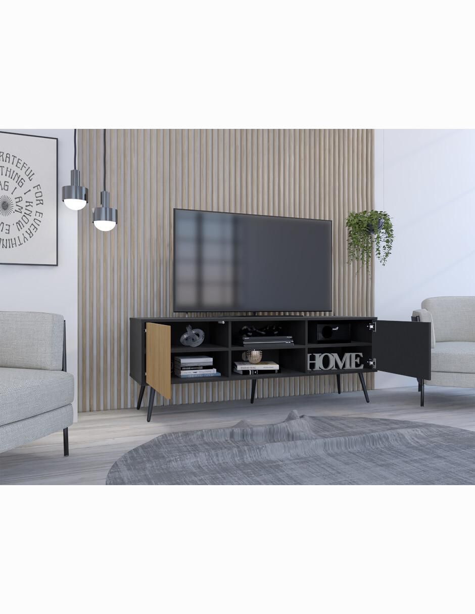 Mueble de TV armable Funnes de melamina 6