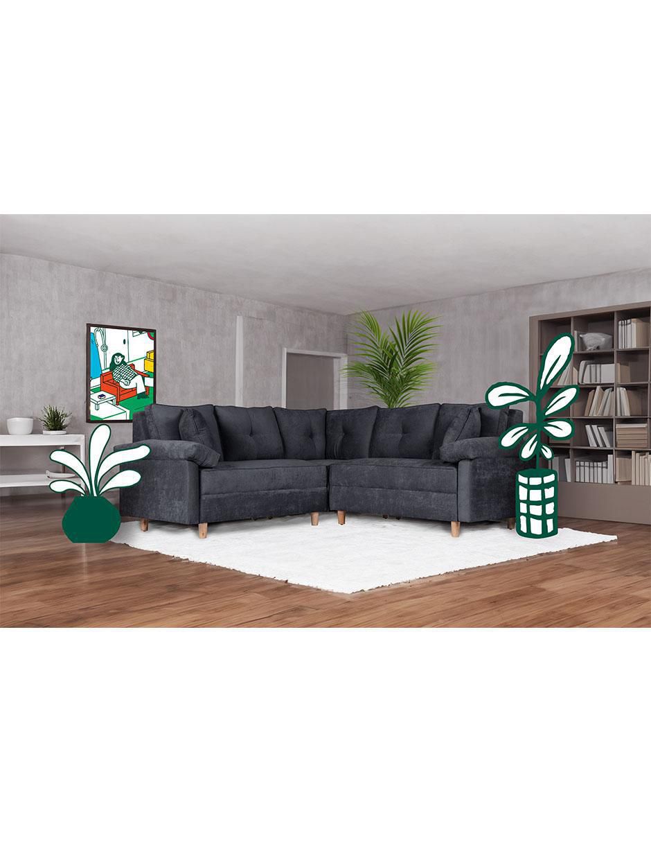 Sala modular Elton de velvet 5