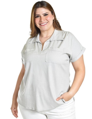 Blusa manga corta para mujer 1