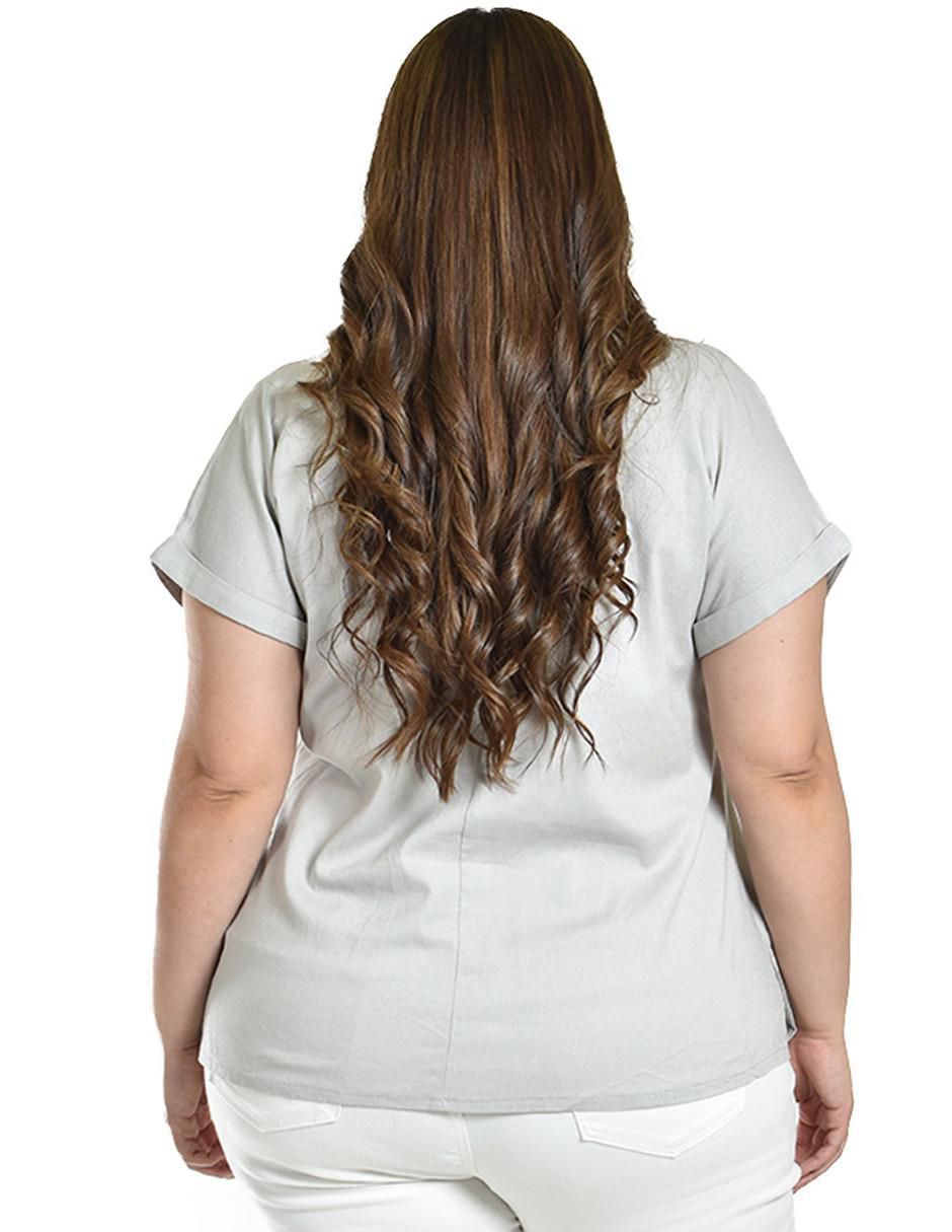 Blusa manga corta para mujer 8