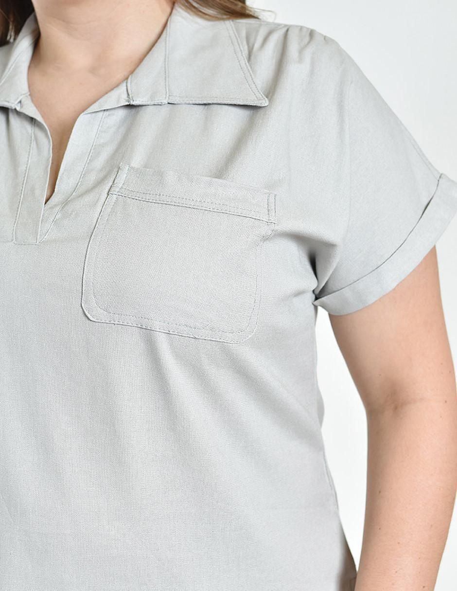 Blusa manga corta para mujer 9