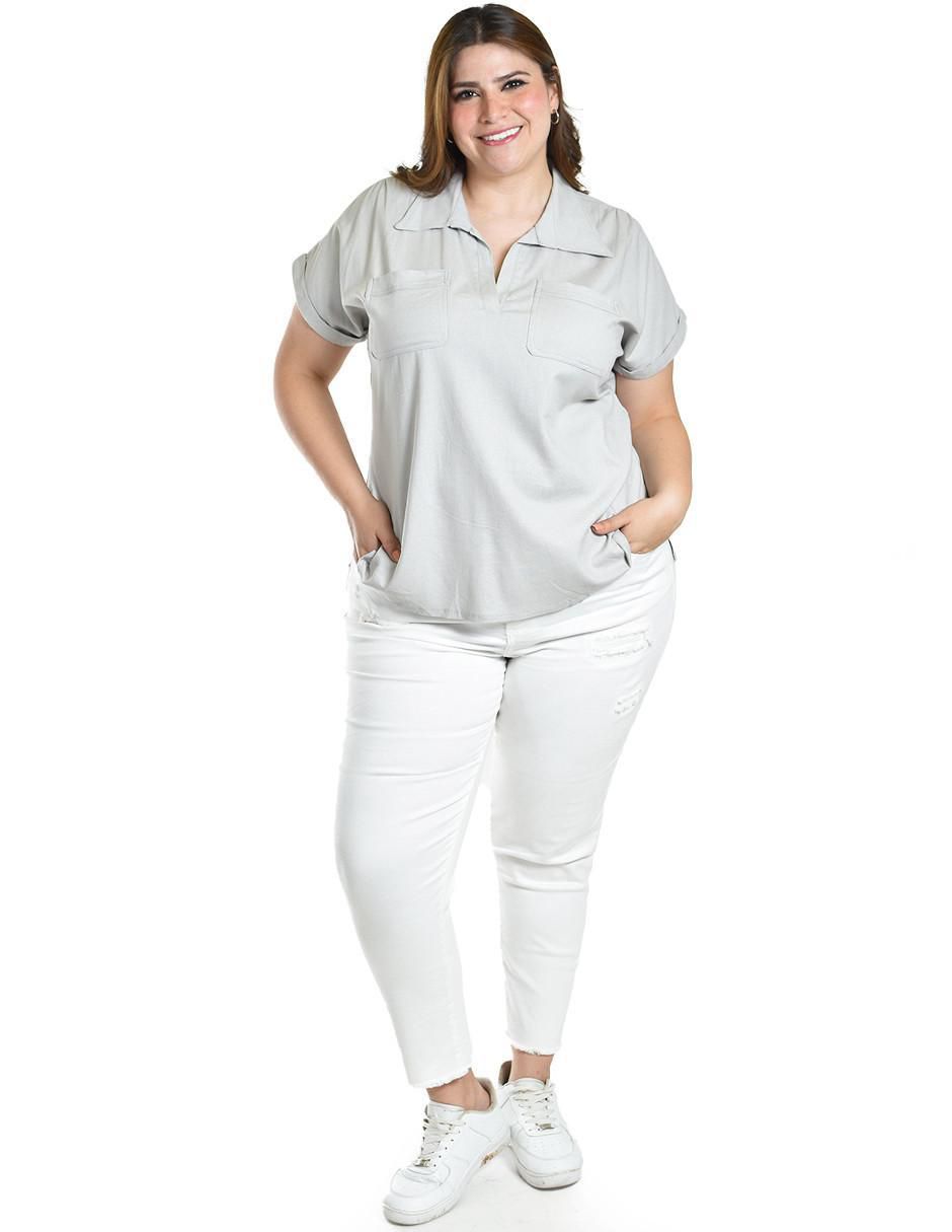 Blusa manga corta para mujer 10