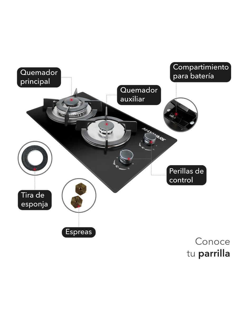PARRILLA HY-3000G , NEGRO 4