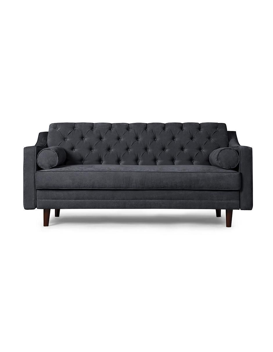 "futón/sofá cama" sí ilios con memory foam respaldo reclinable 3 posiciones. "de" velvet 1