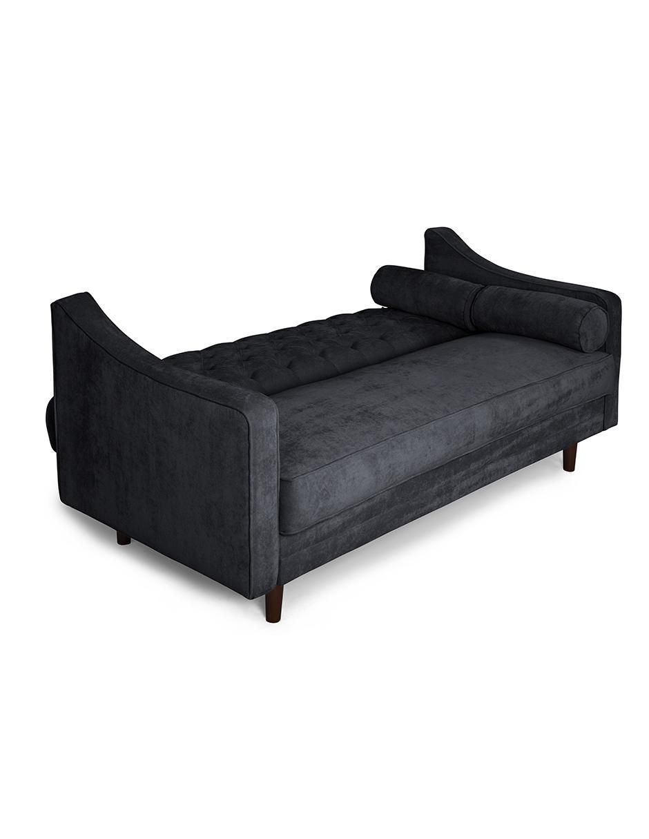 "futón/sofá cama" sí ilios con memory foam respaldo reclinable 3 posiciones. "de" velvet 4