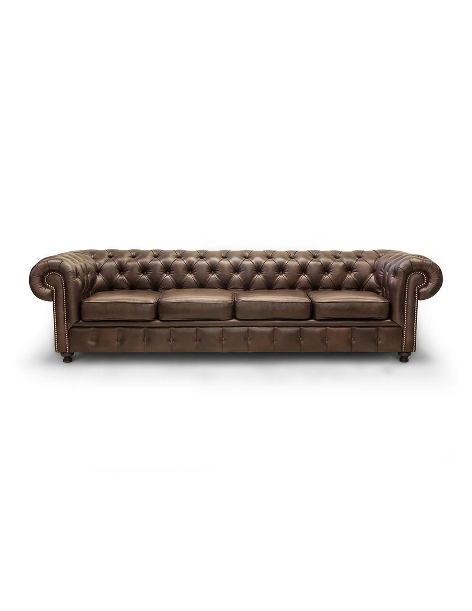 Sofá Chesterfield de piel 1