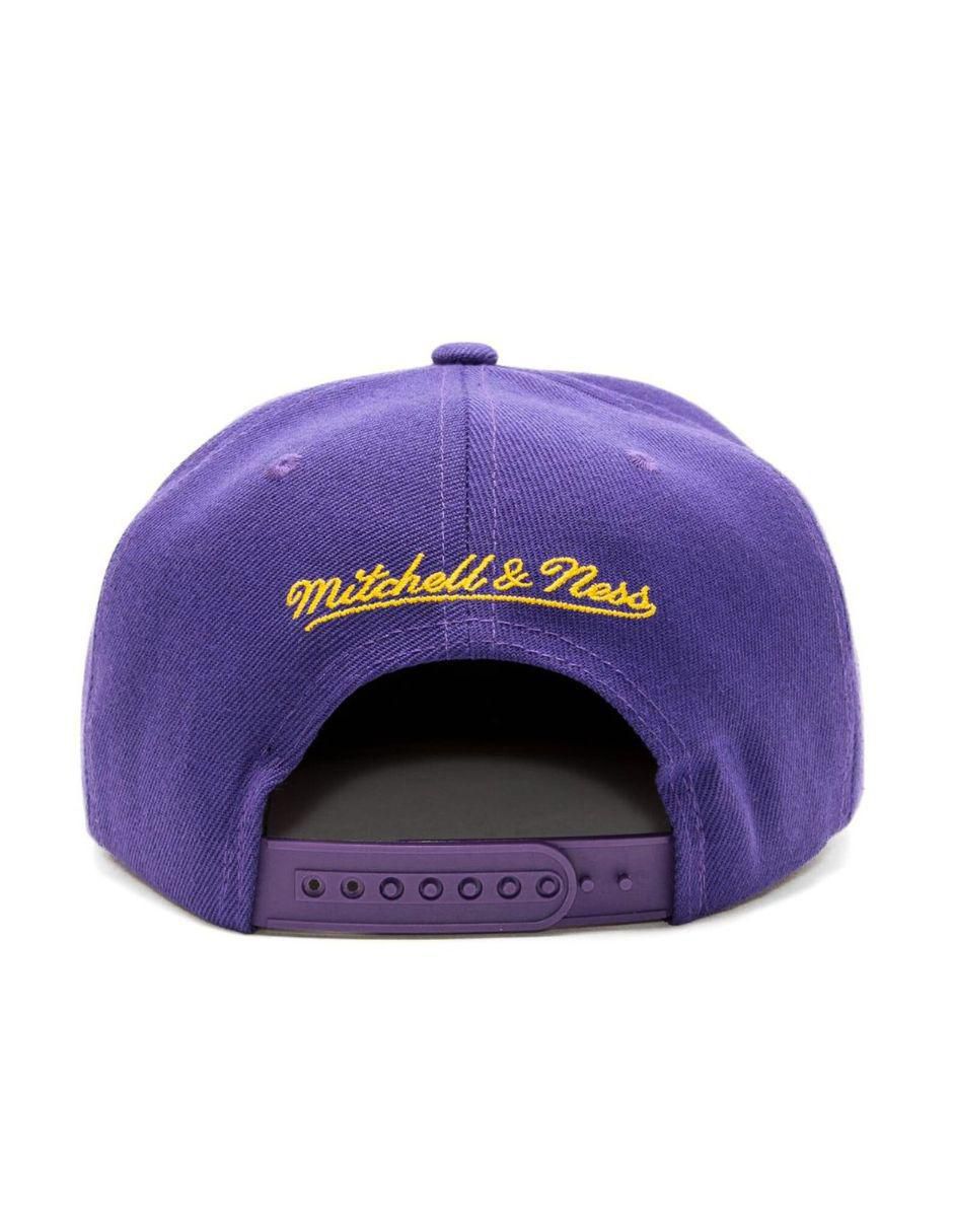 Gorra visera plana snapback casual Mitchell & Los Angeles Lakers para hombre 2