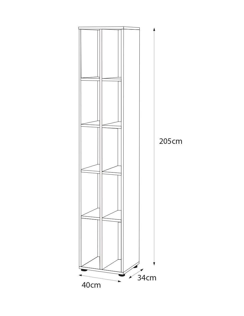 Librero armable de MDF 5