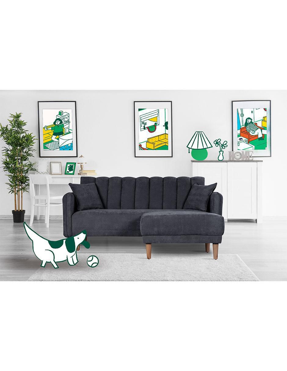 Sala modular Avocata de velvet 7